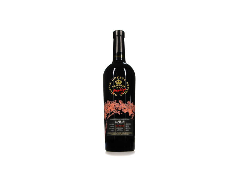 أوديسا بريستيج سابيرافي نبيذ أحمر جاف 0.75 لتر