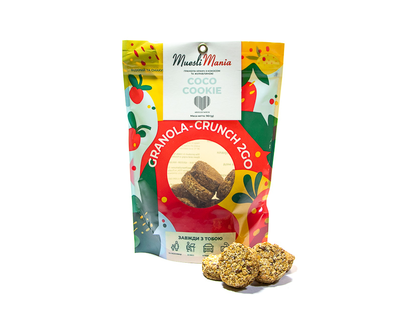 Granola-Crunch mit Kokos und Cranberry 