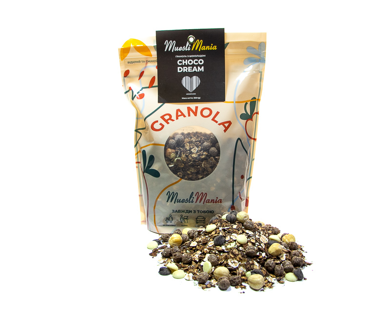 Granola mit Schokolade 