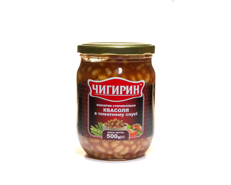 Bohnen in Tomatensauce, 500 g