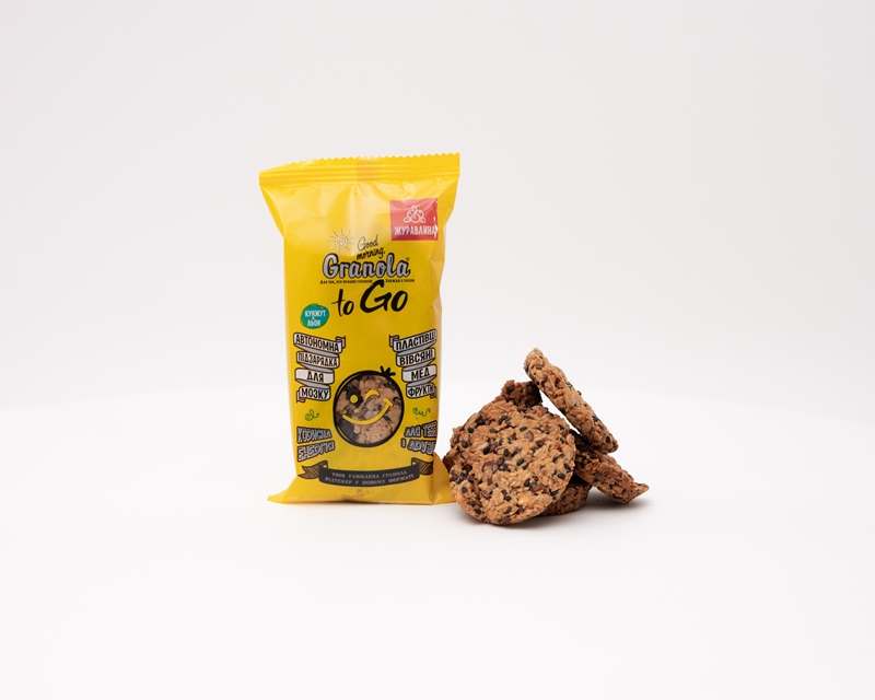 Granola To Go  MOOSBEERE - Frühstück trocken gebacken, 80g, Handelsmarke 