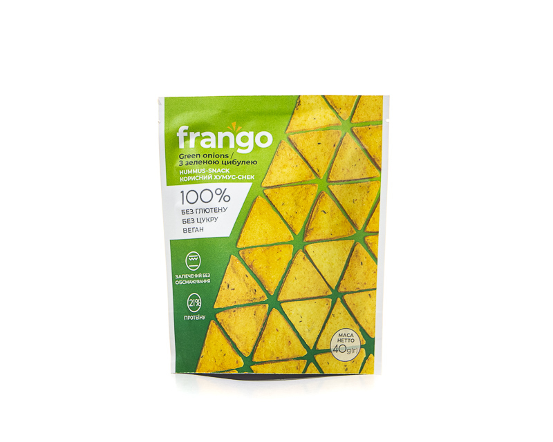 Frango-Hummus-Snack mit Frühlingszwiebeln