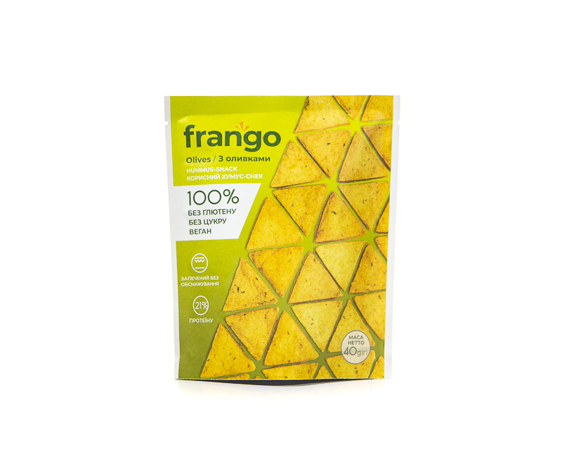 Frango-Hummus-Snack mit Oliven
