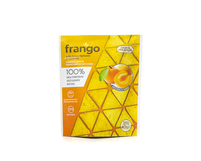 Frango-Hummus-Snack Mit getrockneten Aprikosen