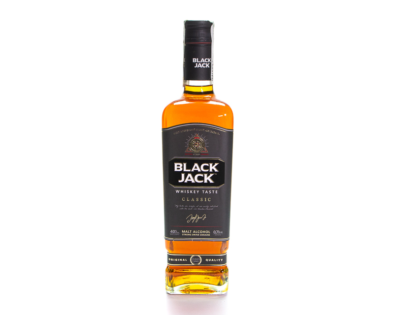 Malzgetränk TM „Black Jack“ 0,7 l; 40% vol.