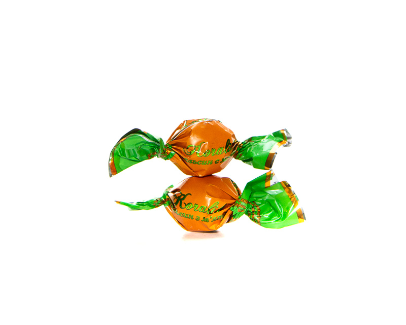 Süßigkeiten “Koralik” Orange und Minze