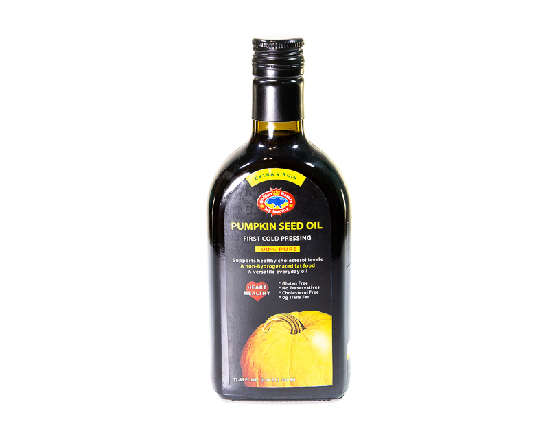Kürbiskernöl (Pumpkin seed oil)