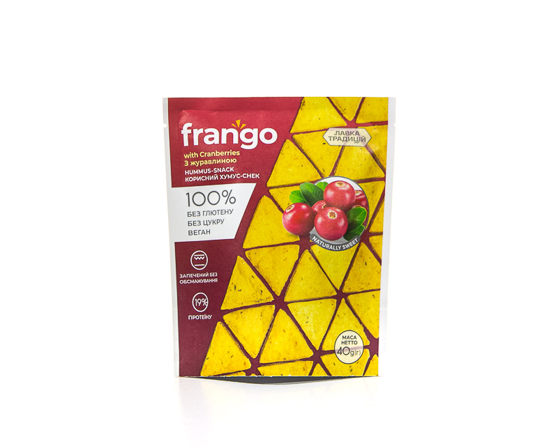 Hummus-snack Frango with Cranberries