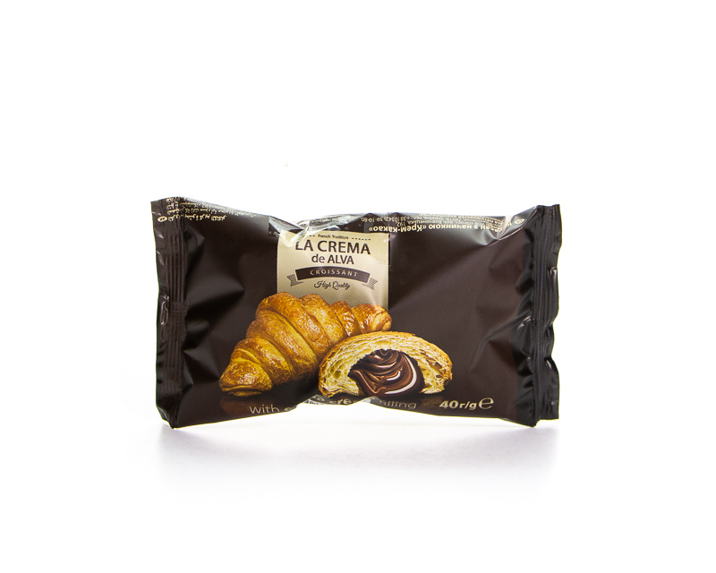 Croissant with cocoa cream filling, 40 g