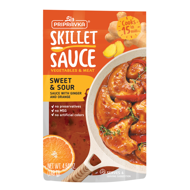 SWEET & SOUR SAUCE WITH GINGER AND ORANGE 