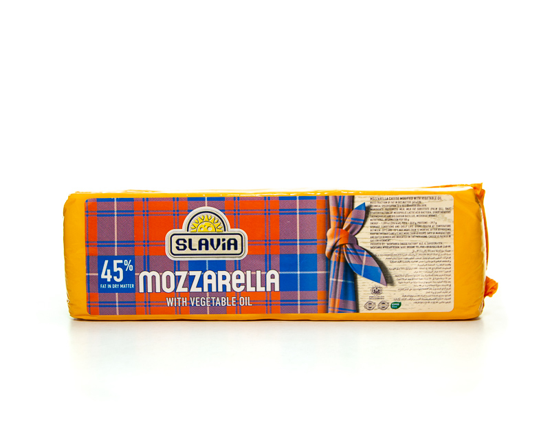 Mozzarella Cheese modified with vegetable oil