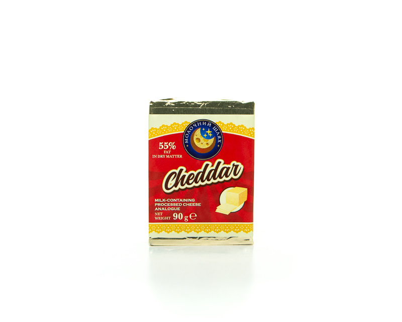 “Cheddar” Milk-Containing Processed Cheese Analogue