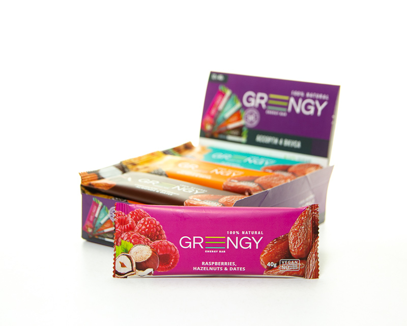 GREENGY energy bar assorted