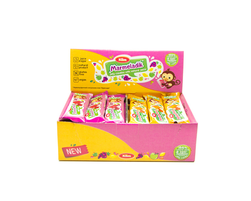 Jelly fruit candies 