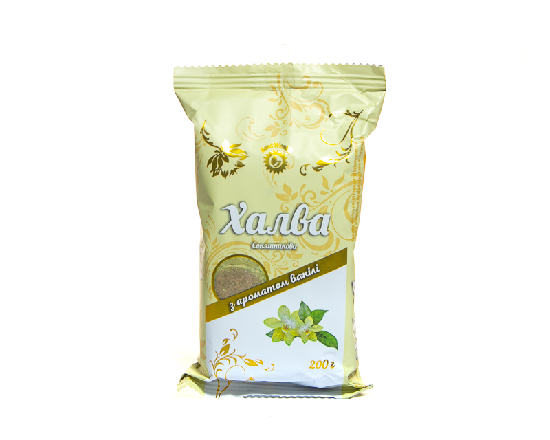 Vanilla flavored sunflower seed halva