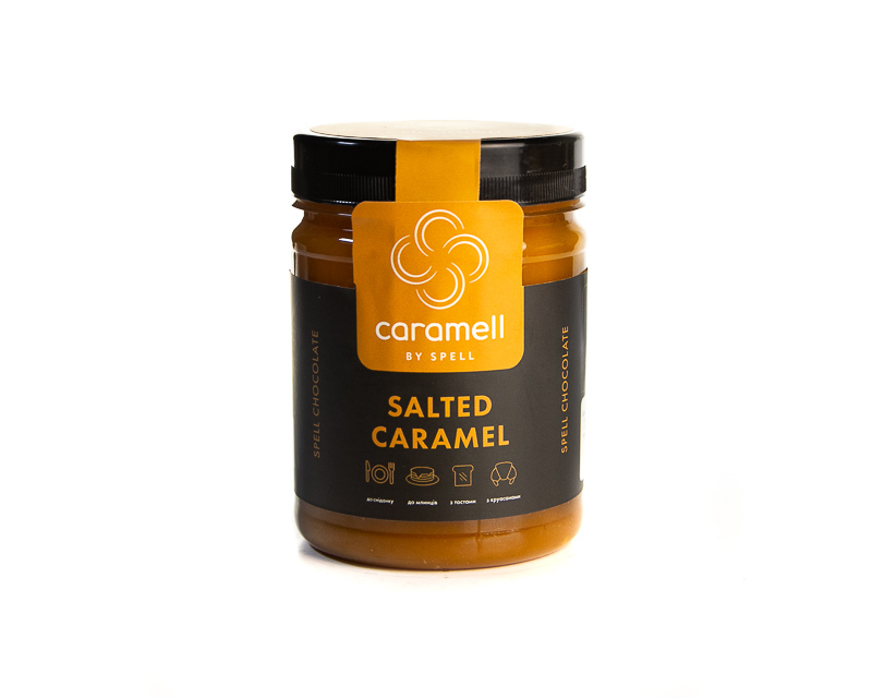 Salted caramel with vanilla, TM Spell, 250 g