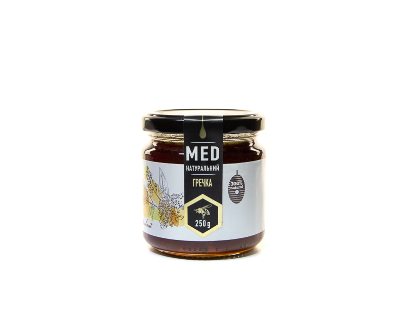 Natural buckwheat honey