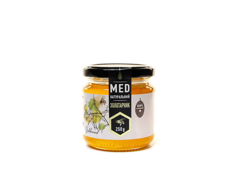 Natural goldenrod honey
