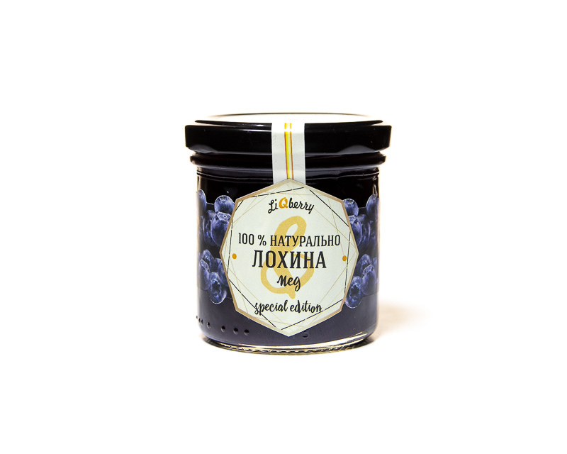 Berry paste blueberry with honey LIQBERRY 165 g