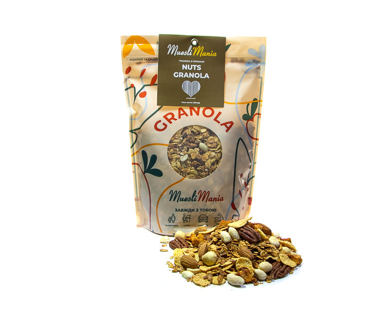 Granola with nuts 