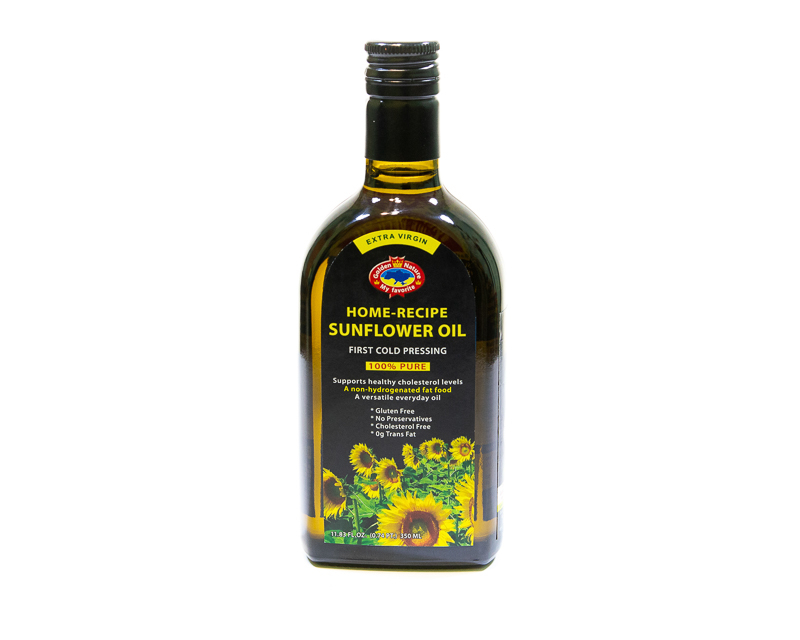 Home-recipe sunflower oil