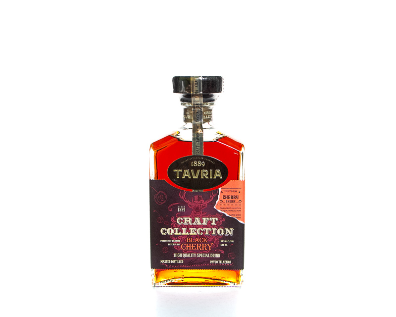Strong alcoholic drink «Tavria Craft Collection Cherry»