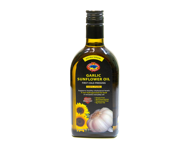 Garlic sunflower oil