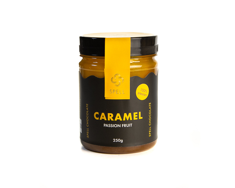 Caramel with passion fruit, Spell, 250 gr