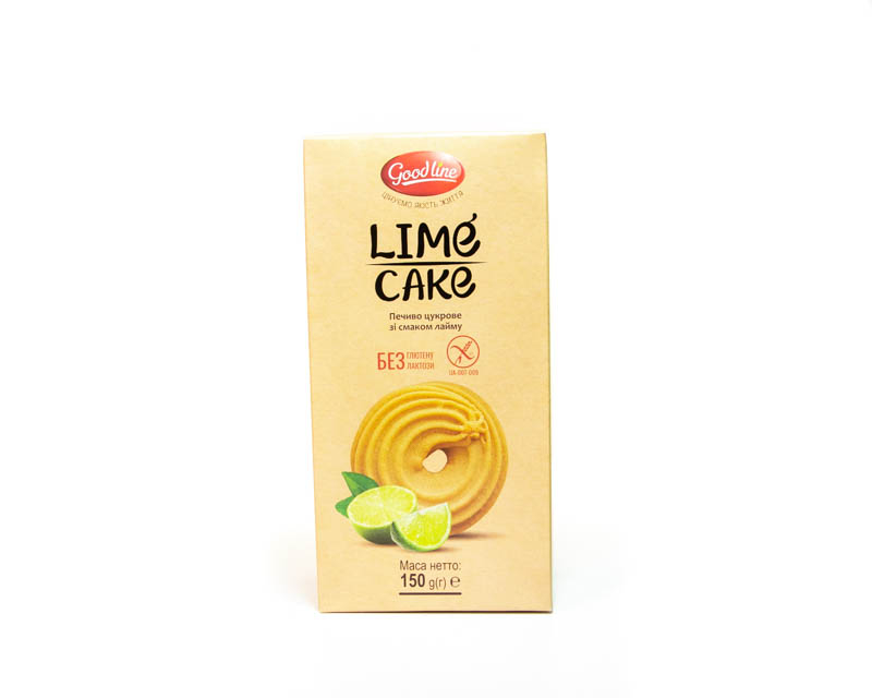 Sugar biscuit with lime taste