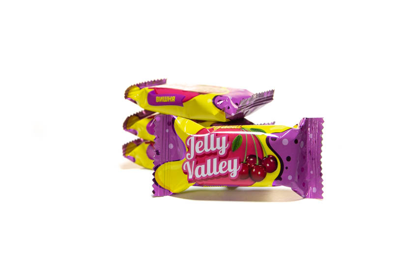 Cherry flavored Jelly Valley sweets