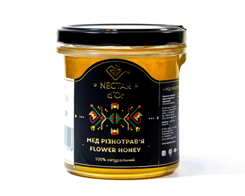 Polifloral natural honey Nectar d`Or, 0,350 kg