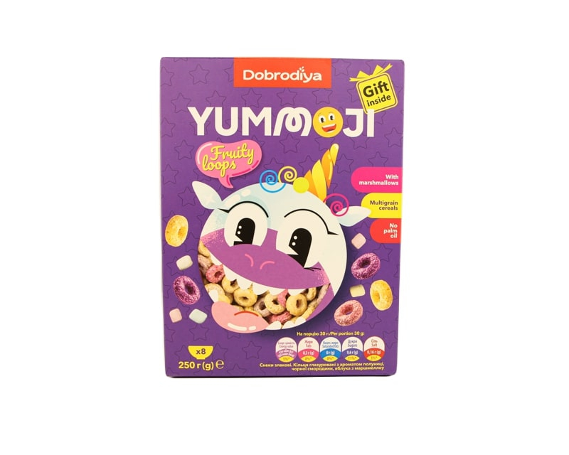 Yummoji 水果圈圈麦片与棉花糖