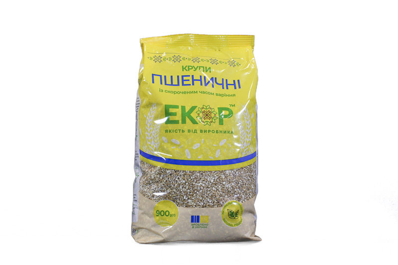 Crushed polished soft wheat groats