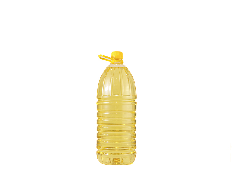 Refined deodorized sunflower oil 3 l (round bottle)