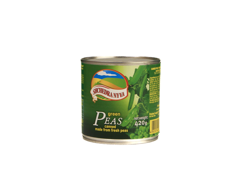 Canned green peas 420 g